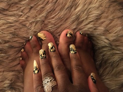 Customer photo review of GHDip Dip Powder Nail Kit G6401(Shimmer Nude Color)