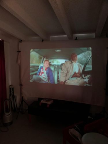 Customer photo review of Mini Projector