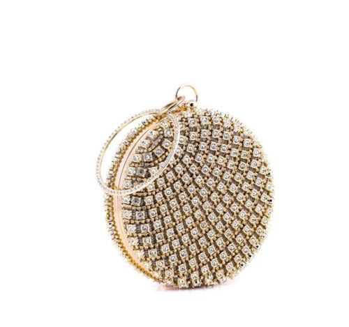 Customer photo review of Champagne Color Fancy Clutch P23325