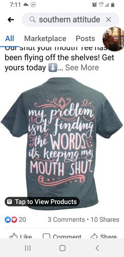 Customer photo review of Mouth Shut - Dark Heather