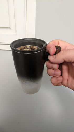 Customer photo review of Landscape Tall Coffee & Tea Mug