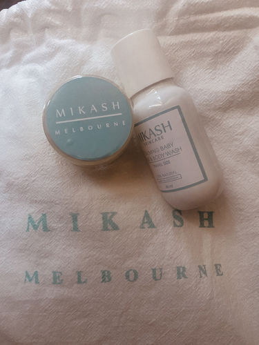 Customer photo review of Mikash baby travel size pack + drawstring bag