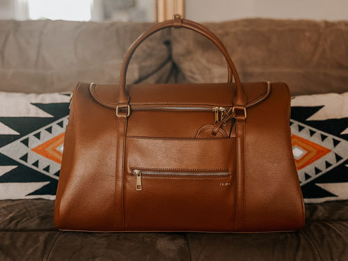 Customer photo review of The Weekender - Brown