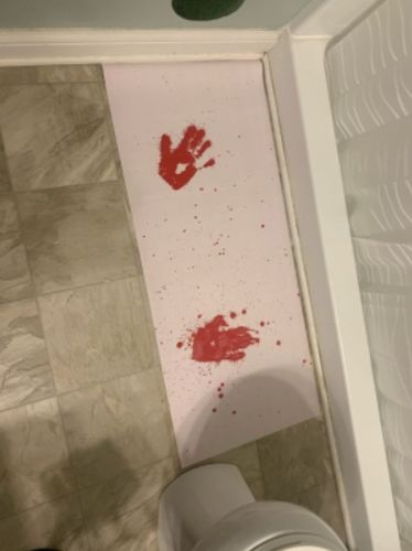 Customer photo review of The Bloody Mat™