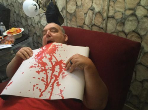 Customer photo review of The Bloody Mat™