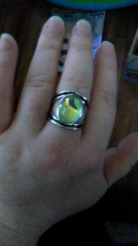 Customer photo review of The Traveller's Stone Ring