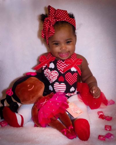 Customer photo review of NEW - Personalized Ballerina Leyadoll with Gift Bag - 2 Skin Tones Curly Hair Ballet Girl