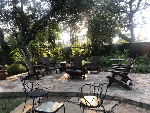 Customer photo review of Set of 6 - DuraWeather Poly® King Size Folding Adirondack Chairs