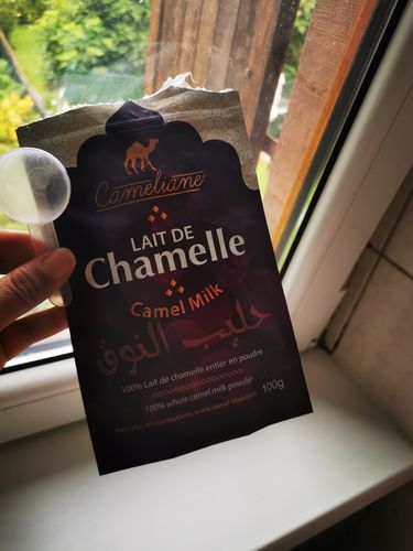 Customer photo review of LAIT DE CHAMELLE EN POUDRE 100 g