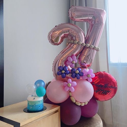 Customer photo review of Rose Gold 31st Centerpiece