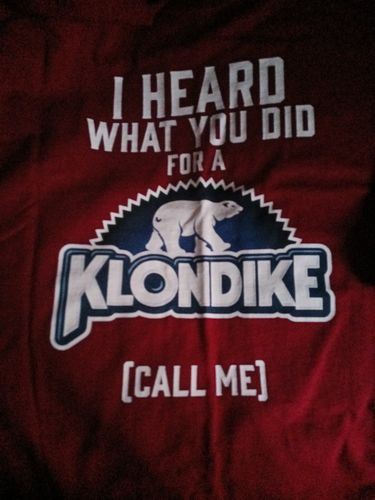 Customer photo review of Klondike Cotton Tee