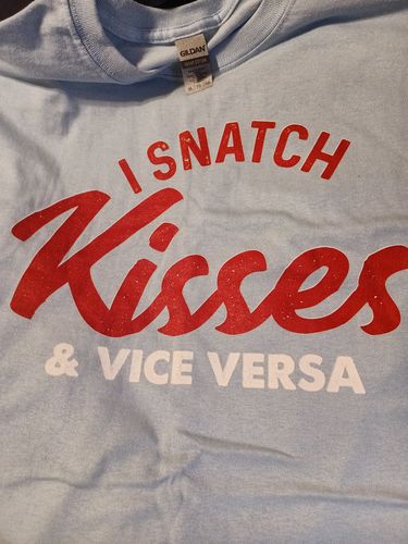 Customer photo review of Snatch Kisses Cotton Tee