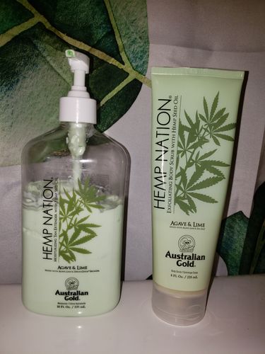 Customer photo review of HN Agave & Lime After Tan Lotion