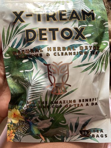 Customer photo review of X-TREAM DETOX TEA 1 BAG 30 DAY SUPPLY ( STRONGER VERSION )