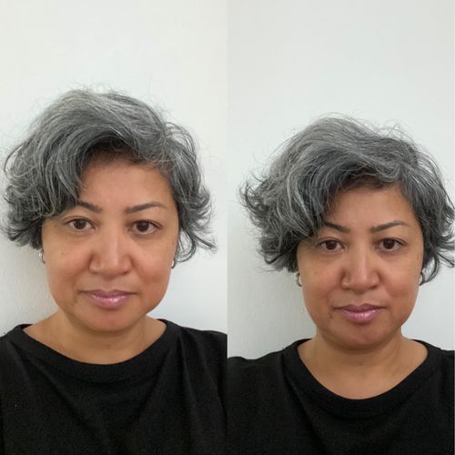 Customer photo review of VOLUME SPRAY 250ML