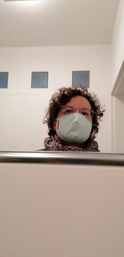 Kundenbewertung mit Foto zu FFP2 Nano-Atemschutzmaske, CE zertifiziert mit verstellbaren Ohrschlaufen