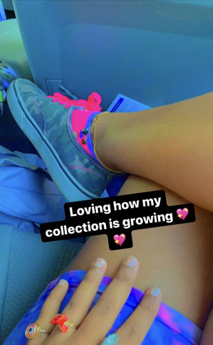 Customer photo review of Angel Anklet