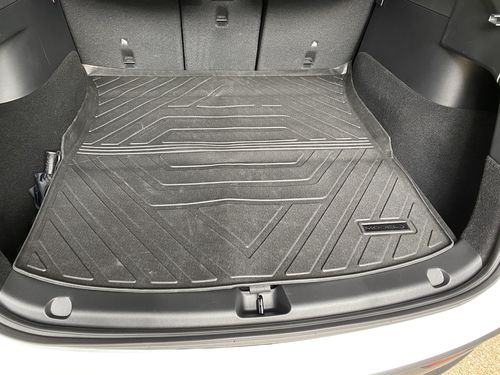 Customer photo review of Heavy Duty Trunk Cargo Liner for Tesla Model Y