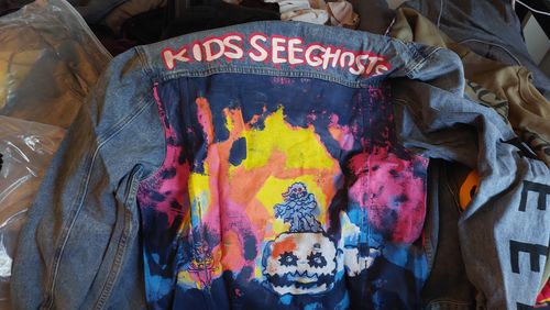 Customer photo review of "Kids See Ghosts II" Denim Jacket