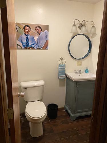 Customer photo review of Step Brothers - Sword fight Canvas Sets