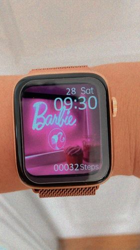 Customer photo review of DT100 Smart Watch Bluetooth Call Custom Dynamic Watch Face IP68 Waterproof Smartwatch Men Women for Apple Watch Iwo W26