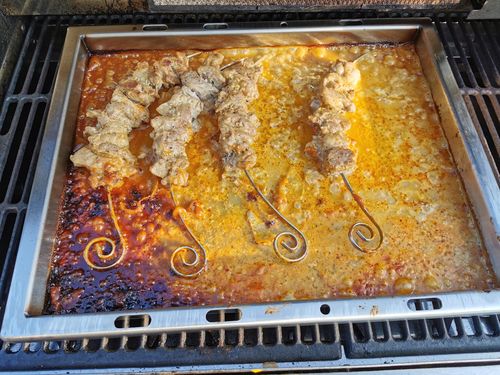 Customer photo review of Schweine-Schaschlik Original 1kg