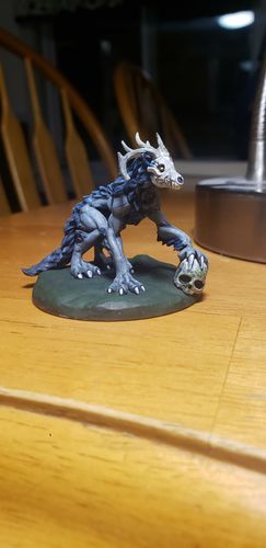 Customer photo review of Wendigo Tabletop Miniature