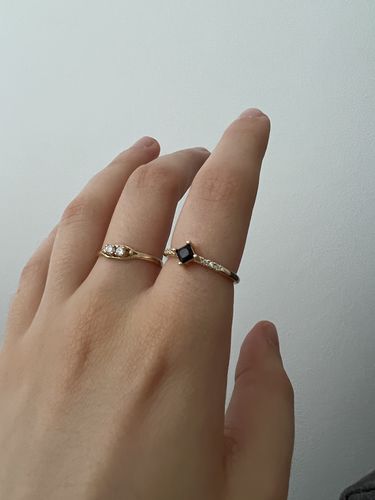 Customer photo review of ANILLO BLACK ONIX GOLD