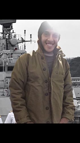 Customer photo review of 1940s USN 3rd Type N-1 Woolen Deck Jacket - Khaki Stencil
