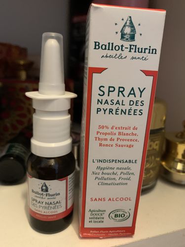 Customer photo review of SPRAY NASAL DES PYRENEES PROPOLIS
