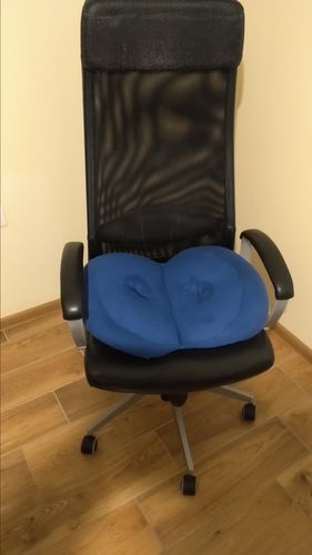 Customer photo review of Gerinc és Keresztcsont Tehermentesítő Ülőpárna
