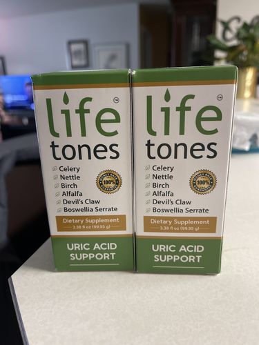 Customer photo review of Lifetones Uric Acid Support | 3.38 fl oz