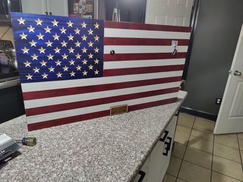 Customer photo review of Custom Wood DIY Plaque