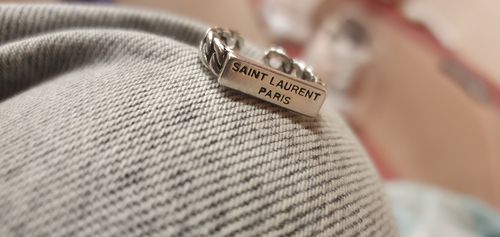 Customer photo review of Bague Laurent argent