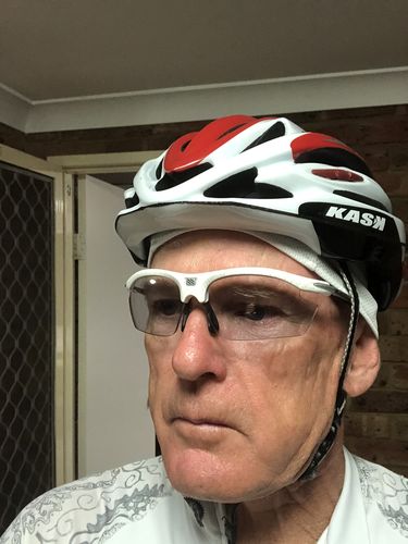 Customer photo review of Rudy Project Rydon White Carbonium Photo Black Lens