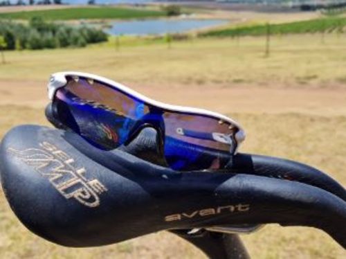 Customer photo review of MRY Replacement Lenses for Oakley RadarLock Path Vented