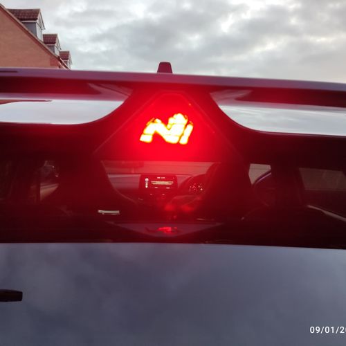 Customer photo review of Hyundai I30N Brake Light Overlay