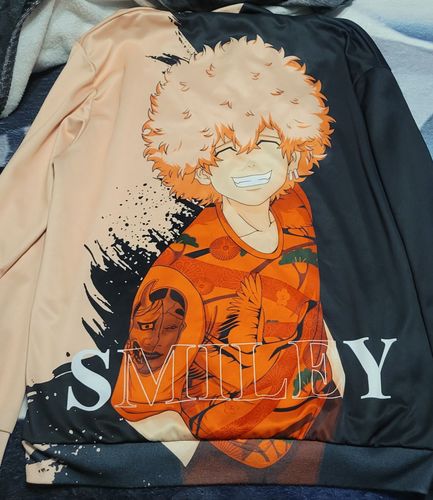 Customer photo review of Smiley Kawata Unisex Pullover Hoodie