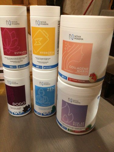 Customer photo review of Nova Pharma - Collagène Marin + Acide Hyaluronique 390g