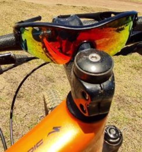 Customer photo review of MRY Replacement Lenses for Oakley RadarLock Path Vented