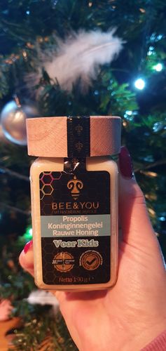 Customer photo review of Propolis Koninginnengelei Rauwe Honing (voor kids)