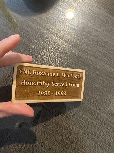 Customer photo review of Custom Wood DIY Plaque