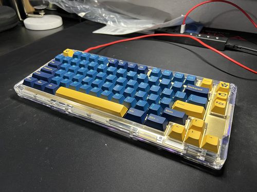 Customer photo review of IDOBAO ID80 Crystal keyboard kit(Gasket mount version)