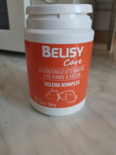 Kundenbewertung mit Foto zu BELISY > Gelenk Komplex < Gelenktabletten für Hunde & Katzen - 100 Tabletten