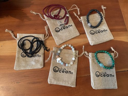 Customer photo review of "Shark" tracking bracelet