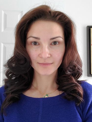 Customer photo review of Blush Dreamy Curler by TR