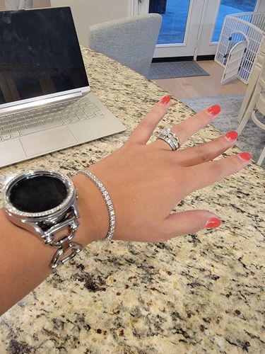 Customer photo review of Classic Link Band for the Samsung or Garmin Smartwatch