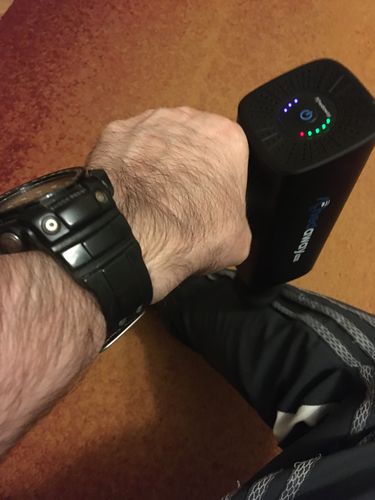 Customer photo review of Achedaway Pro Percussion and Vibration Massager (Black)