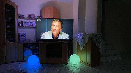 Customer photo review of Smarte LED-Leuchtkugel Calluna, 35 cm, white