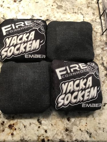 Customer photo review of Yaka Sockem Ember - Set of 4
